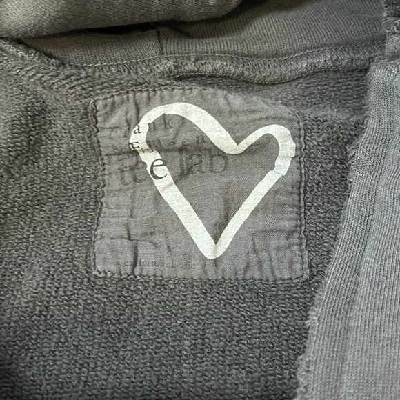 Frank and Eileen Womens Capelet Sleeveless Pullover Hoodie Gray Sz L NEW - Picture 10 of 12